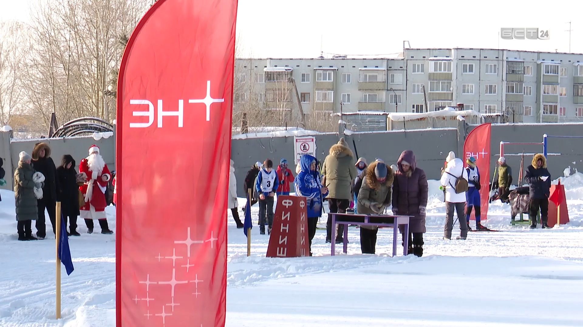 Лыжная «Рождественская гонка» прошла в Братске смотреть онлайн