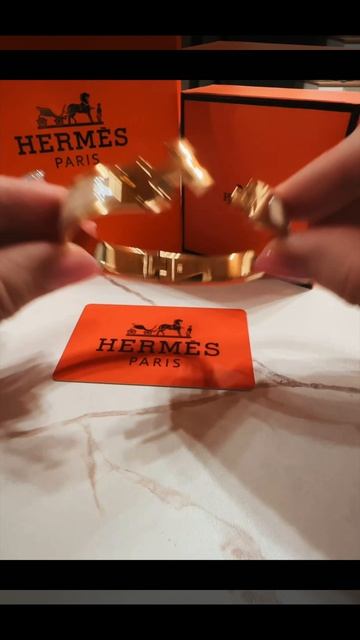 Браслет HERMES click H 🧡 смотреть онлайн