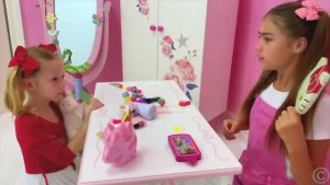 Nastya and series about having fun with her best friend