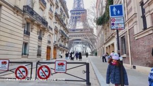 Лёгкий снегопад в Париже, Франция 🇫🇷 . Зимняя прогулка.❄️☃️🎄