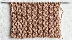 Оригинальный вариант узора Цепи для женских и мужских изделий