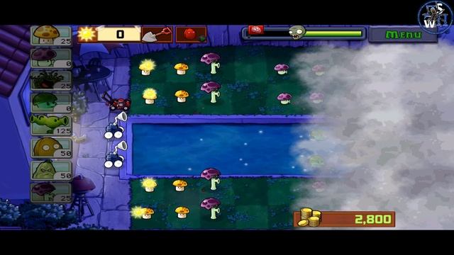 Plants vs. Zombies: Бассейн ночь! смотреть онлайн