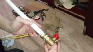 лён и сантехническая нить подмотка