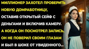 Миллионер проверил домработницу, оставив сейф открытым. То, что он увидел на записи ШОКИРОВАЛО!