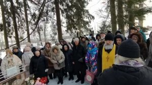 Лития в день памяти отца Николая Беляева на кладбище подворья Иоанновского монастыря