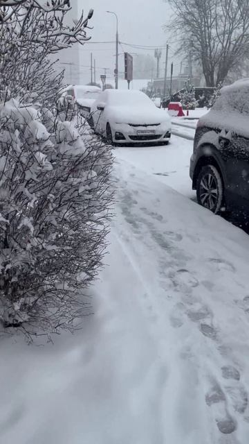 Снегопад #зимавкраснодаре смотреть онлайн