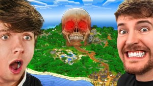Последний Выживший На Этом Острове В Майнкрафт Получит 10000$ ! Minecraft MrBeast Karl Дакплей Нуб