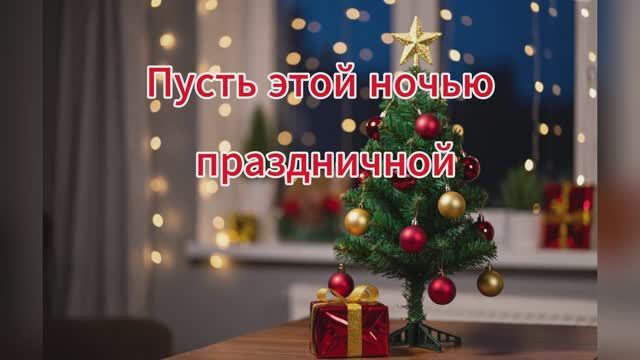 Пусть этой ночью праздничной сбудутся у вас мечты.... смотреть онлайн