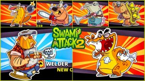 Swamp Attack 2 Нападение на болото #2 прохождение Свам Атак 2