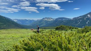 Камчатка, июль 2025. Петропавловск. Дачные источники. Мини Долина гейзеров.