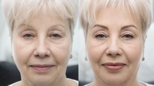 Возрастной перманентный макияж. Три зоны одновременно. Результат на лицо !