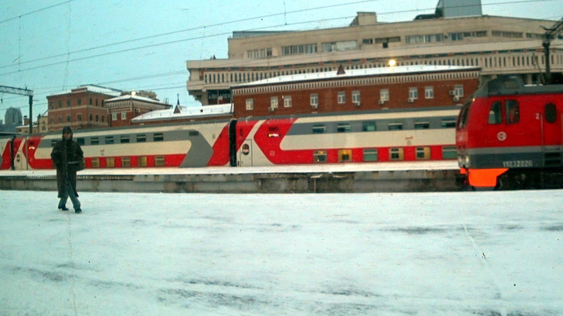 Прибытие поезда Кисловодск-Н.Новгород на КАЗАНСКИЙ ВОКЗАЛ МОСКВА