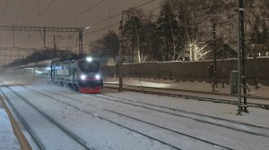 "Буревестник" опаздывает, ЭП20-006 с поездом №701 Нижний Новгород–Москва