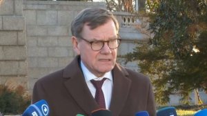 Министр иностранных дел Германии Йоханн Вадефуль после встречи с Марко Рубио, 13 января 2026 года