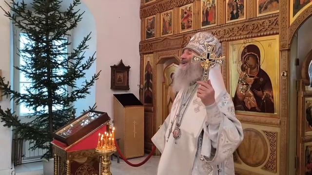 Проповедь митрополита Иоанна в Мироносицком женском монастыре с. Ежово смотреть онлайн