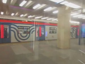 перегон Беговая - Полежаевская (23.01.2024)