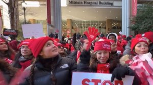 Пятнадцать тысяч медсестер вышли на забастовку в Нью-Йорке