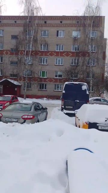 Снежный коллапс во дворе смотреть онлайн