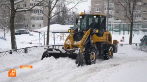 Весь округ очищают от снега