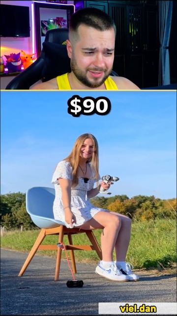 От $1 До $1000: Машинка Против Девушки На Стуле  #shorts #шортс #марти смотреть онлайн