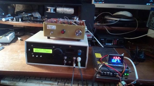 Работа на 20 м с ДПФ на реле. Без возбудов