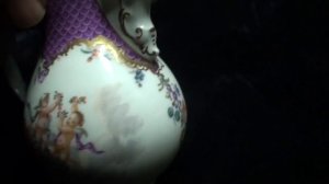 Мейсен 18 века чайник из моей коллекции смешного фарфора