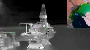 Удары украинских дронов-камикадзе по российским нефтяным платформам в Каспийском море