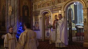 Праздничное богослужение, посвящённые Рождеству Христову в Иоанно-Предтеченском соборе. Зарайск.