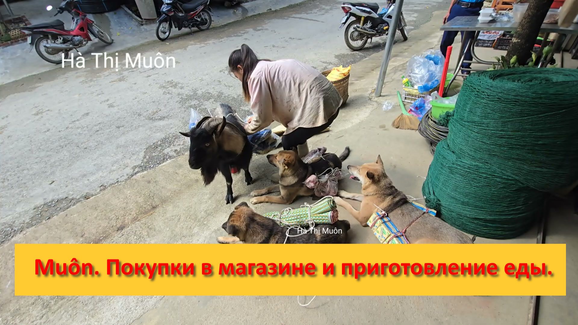 Muôn и друзья из Вьетнама. Покупки в магазине и приготовление еды.