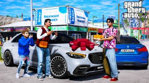 ОТЕЦ И СЫН В GTA 5 - СЫН ПОДАРИЛ ПАПЕ MERCEDES S930 BRABUS! ПОПАЛИ С ДЕТЬМИ В АВАРИЮ! 🌊ВОТЕР