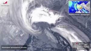 Заснеженный Петропавловск-Камчатский с высоты полёта спутников