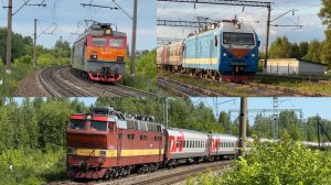 Пассажирские поезда в Кировской области 5в1 #3