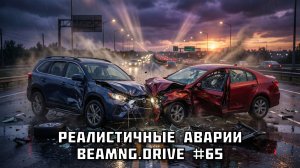 РЕАЛИСТИЧНЫЕ АВАРИИ в BeamNG.drive #65
