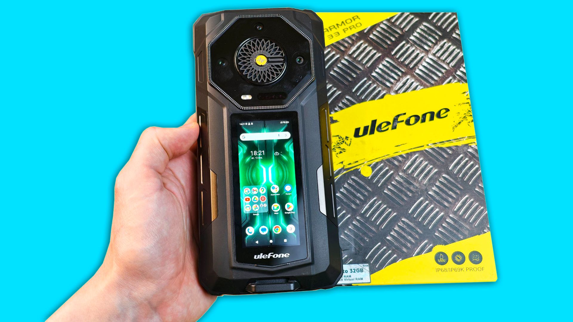 ULEFONE ARMOR 33 PRO - 2 ЭКРАНА И БАТАРЕЯ 25500MAH! смотреть онлайн