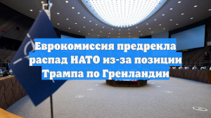 Еврокомиссия предрекла распад НАТО из-за позиции Трампа по Гренландии