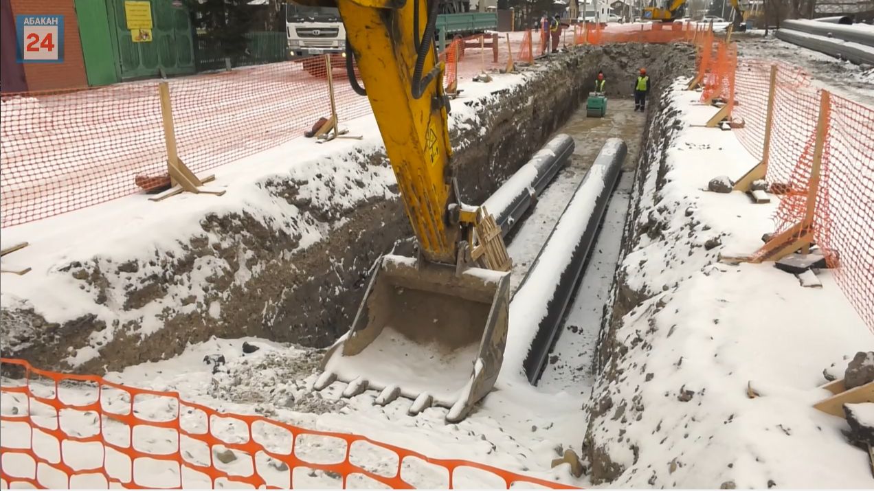 Проезд ограничен: на Тараса Шевченко в Абакане идут работы по модернизации системы водоотведения смотреть онлайн