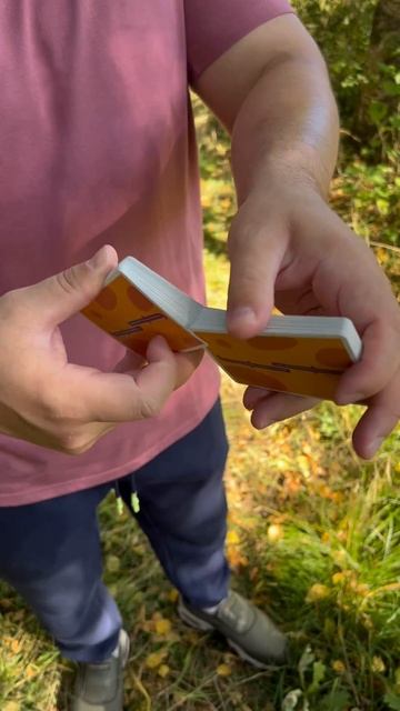 Как сделать двойной карточный веер смотреть онлайн