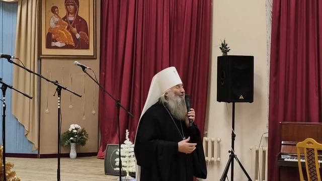 Слово митрополита Иоанна на Рождественском концерте сестер милосердия в Православном центре смотреть онлайн