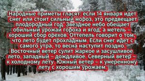 Народные приметы на 14 января 2026 года: что нельзя делать в Старый Новый год