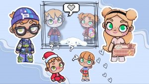 Почему папа и мама🩷 Саши и Вити так похожи🫡? Кстати, первая серия🫵🏼 с милым фильтром❄️