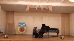 В.А. Моцарт. Соната G-dur для фортепиано в 4 руки. I часть. Исп. М.С. Власова и И.В. Тюленева.