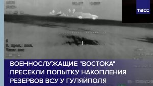 Военнослужащие "Востока" пресекли попытку накопления резервов ВСУ у Гуляйполя