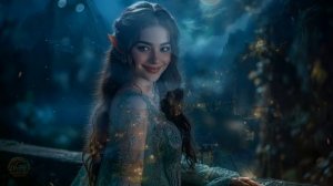 🌙 Тихая деревня под серебряной луной 🌲