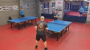 Бадаев А. (672) - Денисов А. 13.01 настольный теннис на Левашовском, Санкт-Петербург