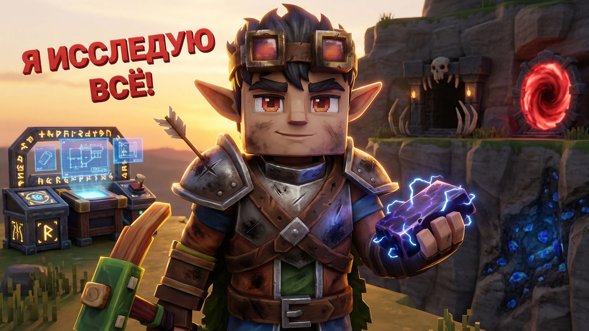 Я УЛУЧШИЛ ВЕРСТАКИ, ПУТЕШЕСТВОВАЛ, НАШЁЛ ПОРТАЛЫ И ОДЕЛСЯ - ЧЕСТНЫЙ ОБЗОР 2 ХАЙТЕЙЛ: hytale геймплей смотреть онлайн