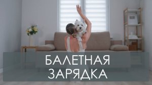 Балетная утренняя зарядка 15 минут. Короткая утренняя балетная тренировка на все тело. Бодибалет.