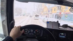 Самару заметает снежный циклон.Снег и гололёд!!!