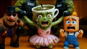 Балерина Капучина зомби в беде! У малыша Тунг Тунг Сахура есть план, как спасти ее от доктора Матео