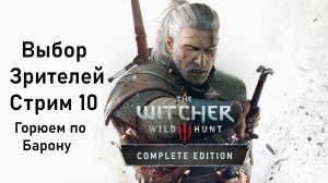 Выбор Зрителей - The Witcher 3: Wild Hunt - Стрим 10. Грустим по Борону