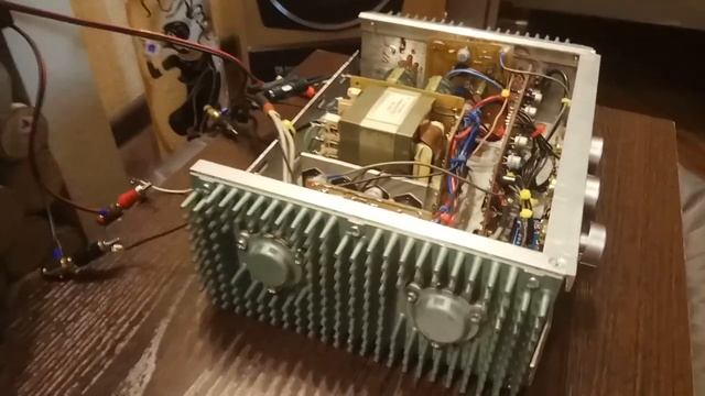 Макет УНЧ на германиевых транзисторах 230Вт по схеме Н.Трошина.